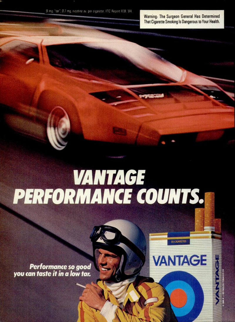 Illustration for article titled Ad Proves The Vector W2 Was Wind Tunnel Tested Using Cigarette Smoke